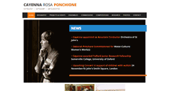 Desktop Screenshot of cayennaponchione.com
